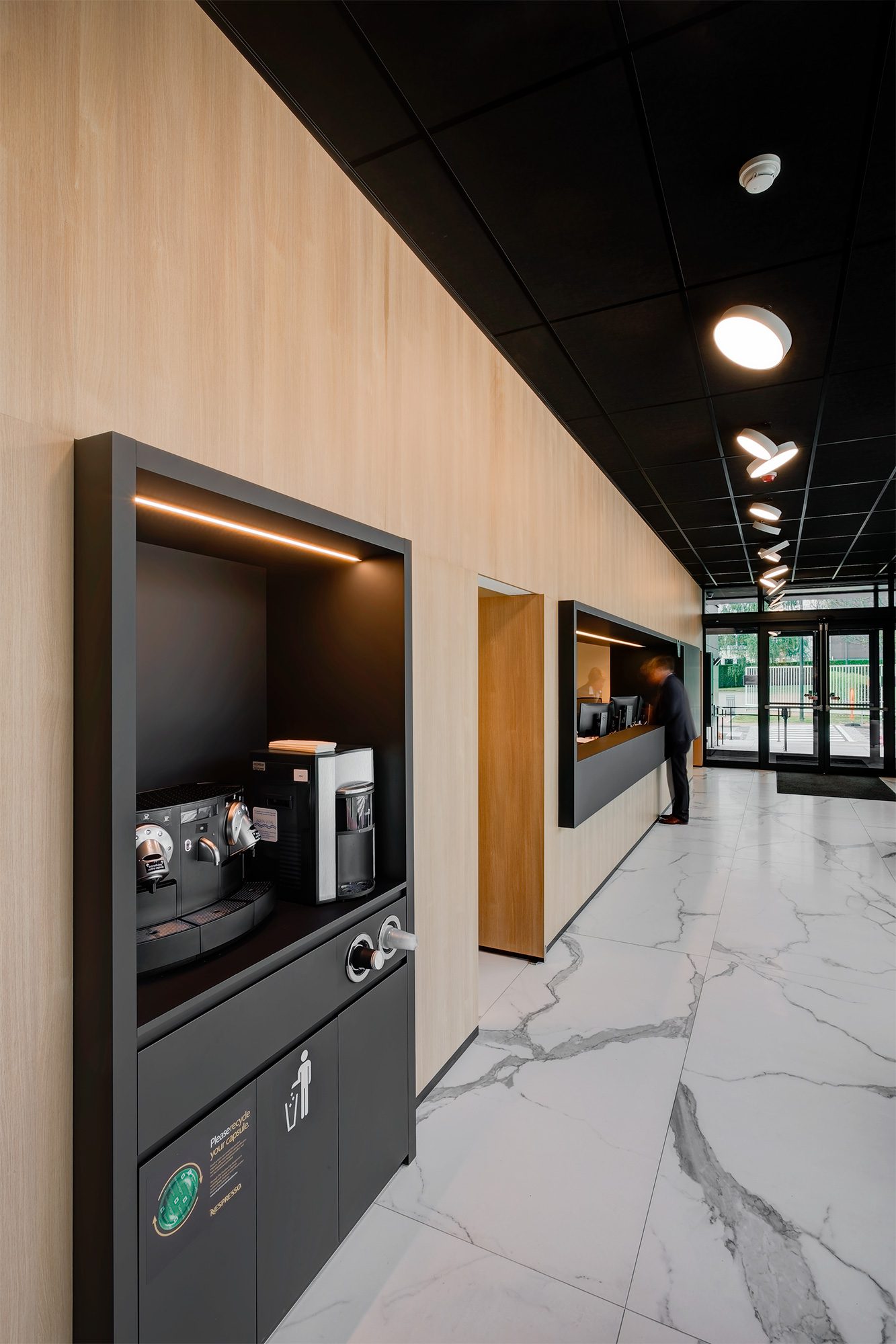Sandrine Devos - Architecture d'intérieur | Pavillon d’accueil du site Solvay Campus à Neder-over-Heembeek