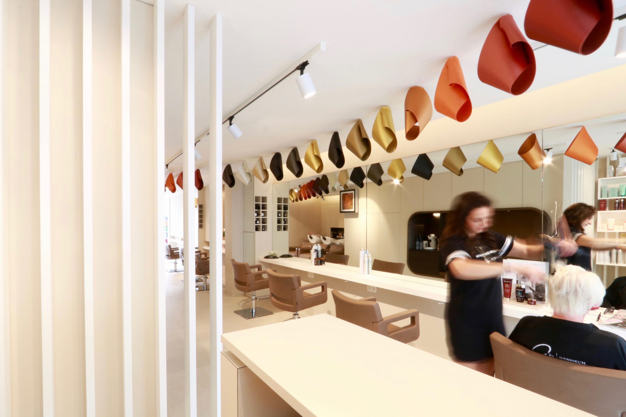 Sandrine Devos - Architecture d'intérieur | Salon de Coiffure à Bruxelles