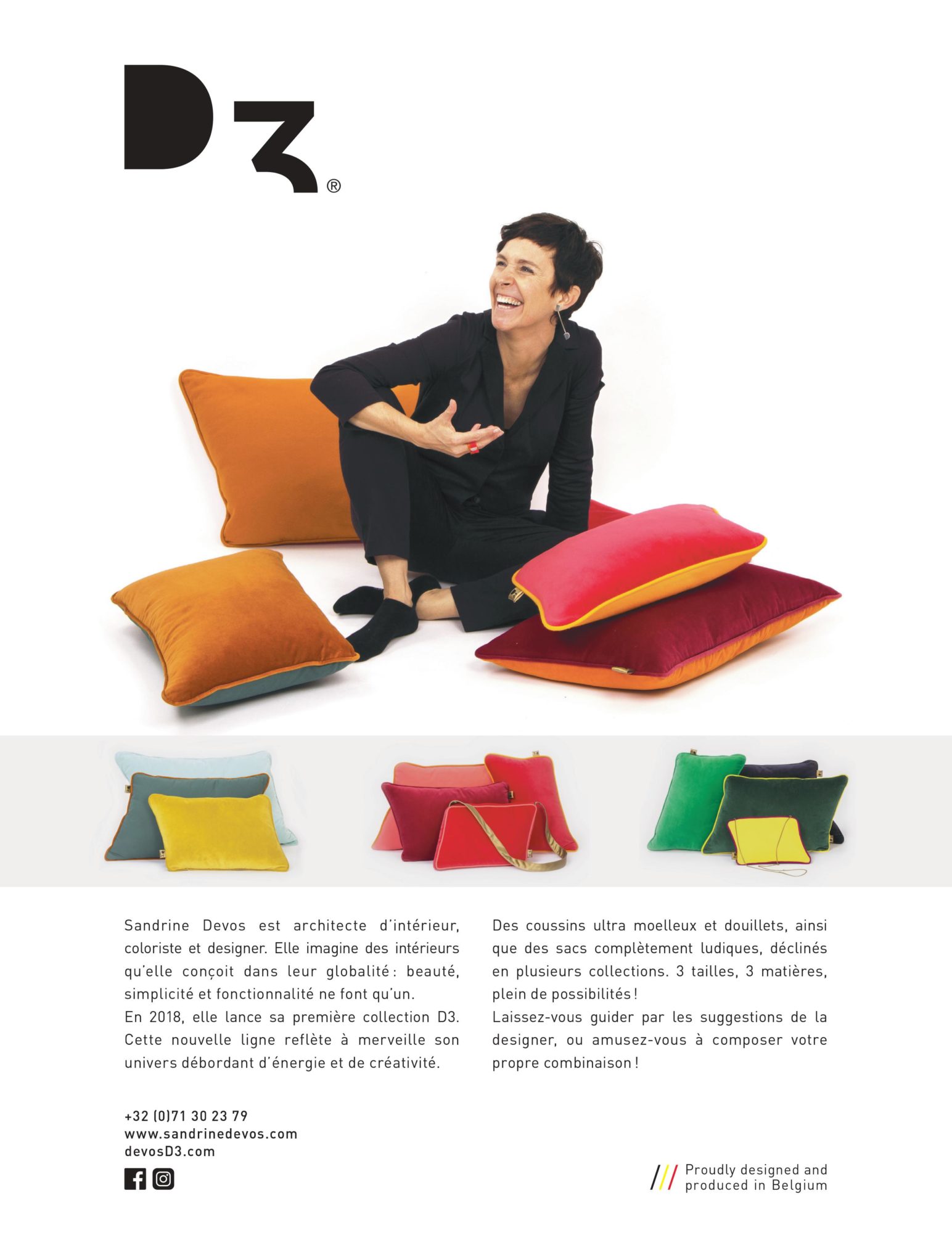 Sandrine Devos - Architecture d'intérieur | Création de la marque lifestyle D3
