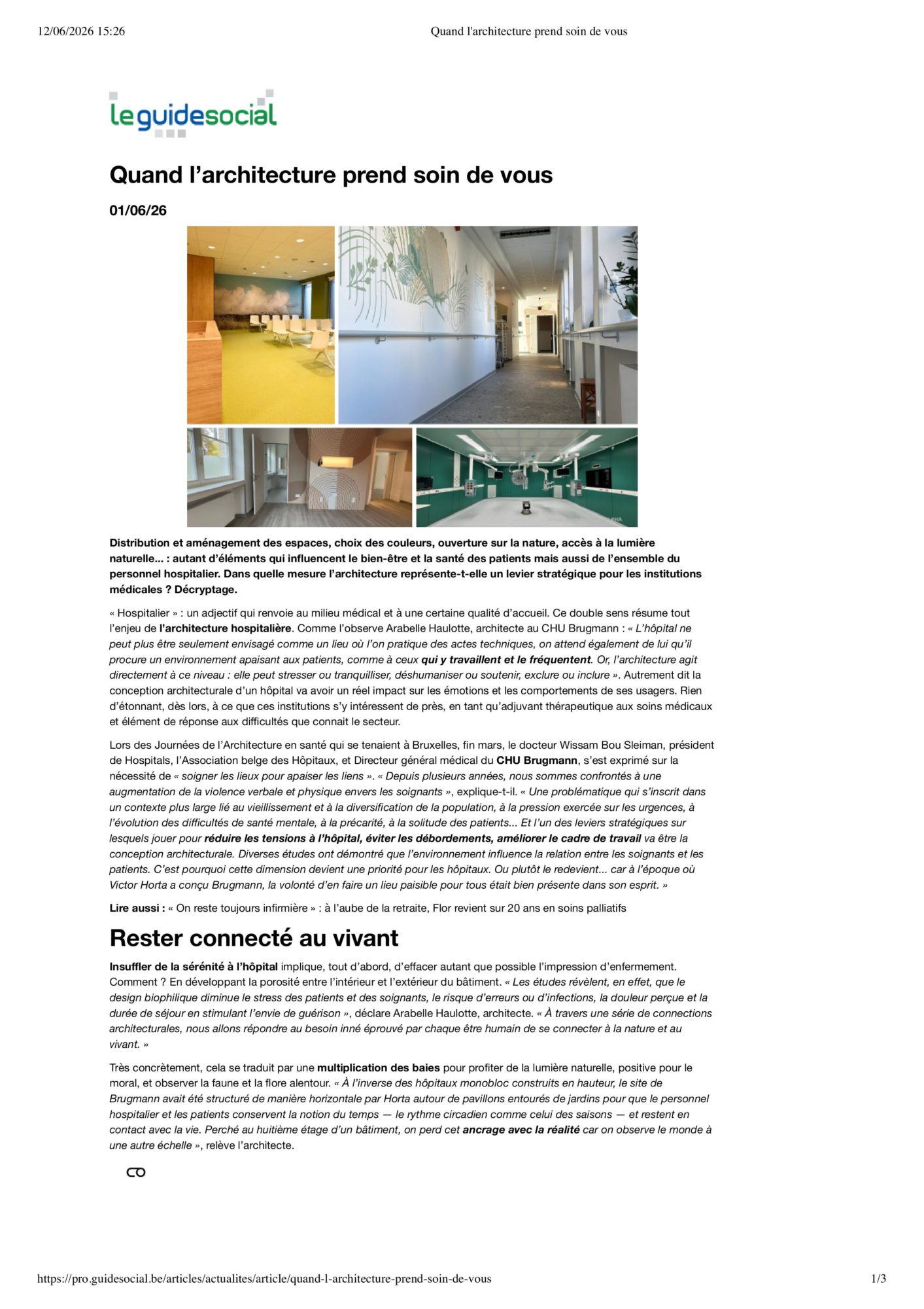 Sandrine Devos - Architecture d'intérieur | Le guide social – Quand l’architecture prend soin de vous