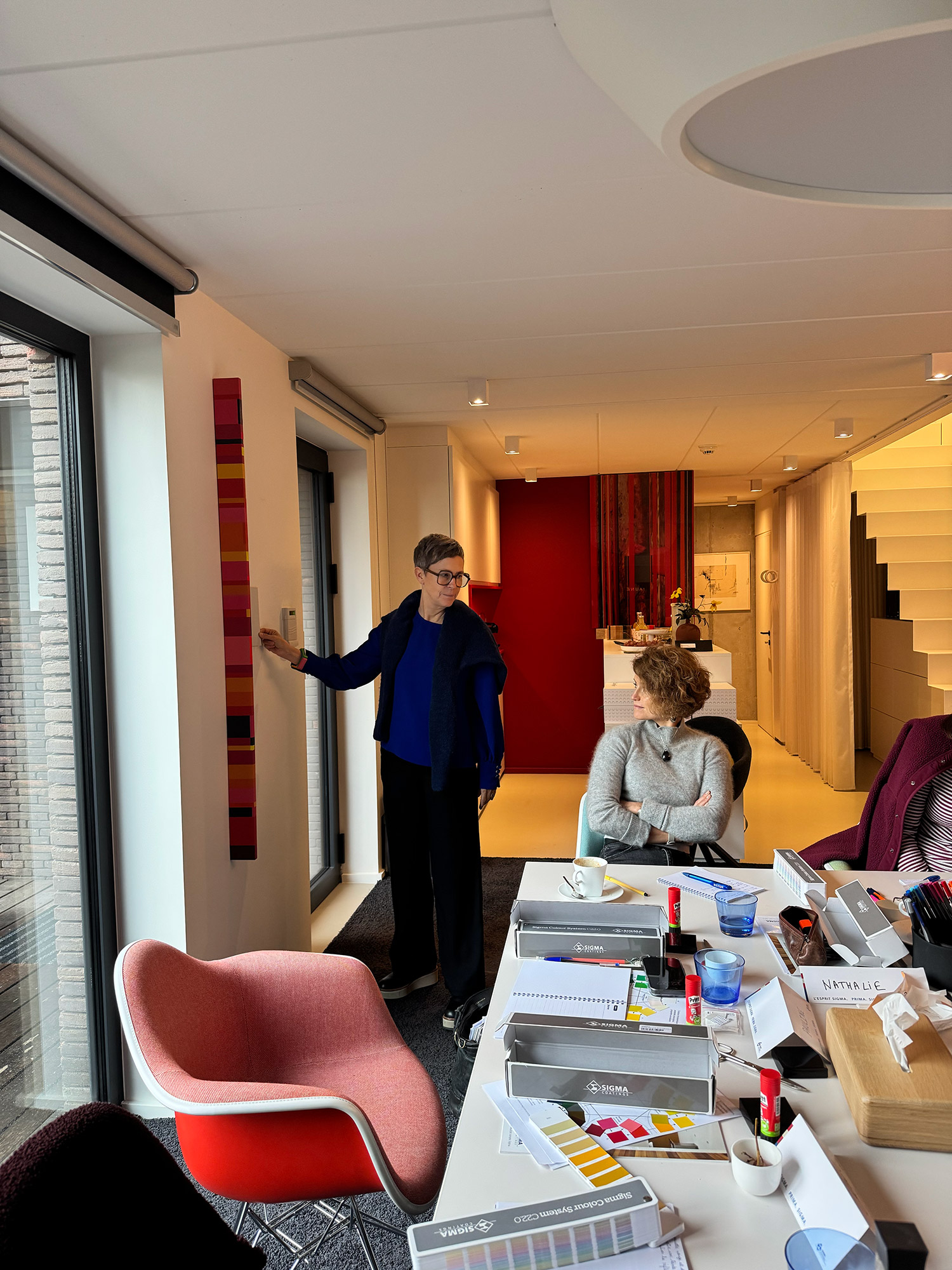 Sandrine Devos - Architecture d'intérieur | Une immersion complète dans la couleur